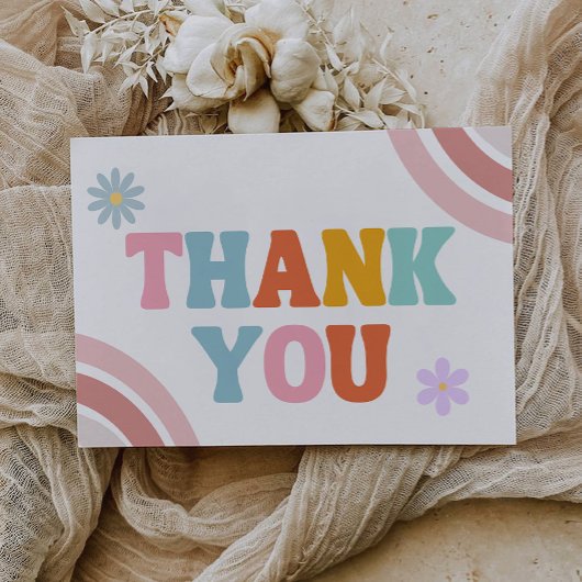 Rainbow Business Danke Karte