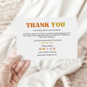 Rainbow Business Danke Karte