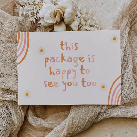 Rainbow Business Danke Karte