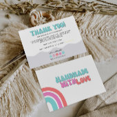 Rainbow Business Danke Karte