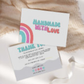 Rainbow Business Danke Karte