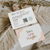 Rainbow Business Danke Karte