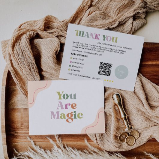 Rainbow Business Danke Karte