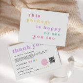 Rainbow Business Danke Karte