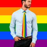 Rainbow Business Krawatte & Pride Rainbow Flag / L<br><div class="desc">Neck Tie (Business): Rainbow Flag & Pride,  LGBT Community / Gender Symbol für lesbische,  schwule,  bisexuelle,  transgender,  quee soziale Bewegungen.</div>