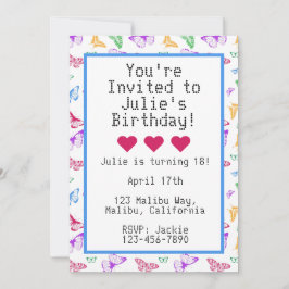 Rainbow Butterfells Einladung