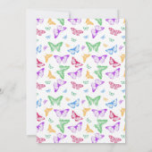 Rainbow Butterfells Einladung (Rückseite)