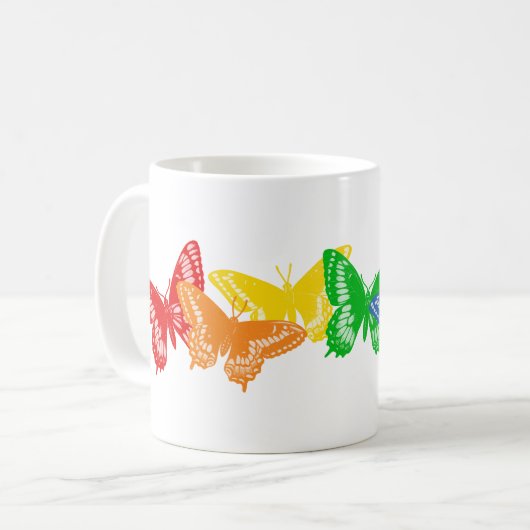Rainbow Butterfells Kaffeetasse (Vorderseite Links)