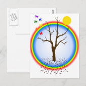 Rainbow Butterfells Postkarte (Vorne/Hinten)