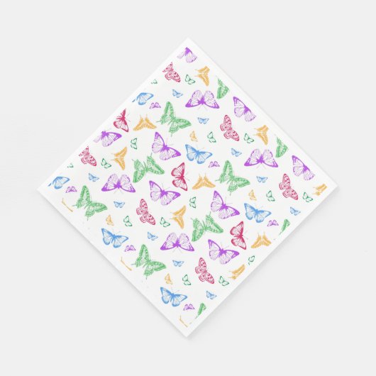 Rainbow Butterfells Serviette (Ecke)