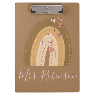 Rainbow Butterfells Skriptlehrer Name Klemmbrett