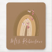 Rainbow Butterfells Skriptlehrer Name Mousepad (Vorne)