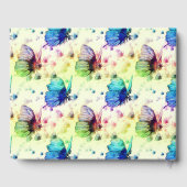 Rainbow Butterflies Gästebuch (Rückseite)