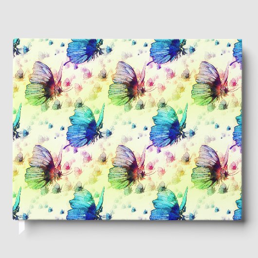 Rainbow Butterflies Gästebuch (Vorderseite)