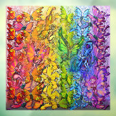 Rainbow Butterflies Pixies Window Cling Fensteraufkleber (Blatt 3)
