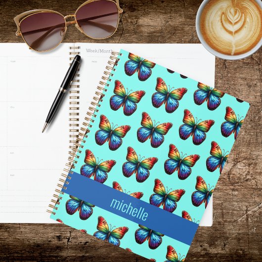 Rainbow Butterflies Planner Planer