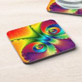 Rainbow Butterfly Abstrakt Untersetzer (Linke Seite)