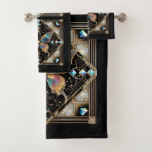 Rainbow Butterfly Art Deco Art Nouveau