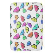 Rainbow Butterfly Badematte (Vorderseite Vertikal)