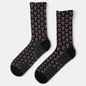 Rainbow Butterfly (black) - Athletic Socks Socken (Links)