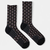 Rainbow Butterfly (black) - Athletic Socks Socken (Rechts)