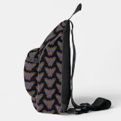 Rainbow Butterfly (black) - Sling Bag (Rechts)