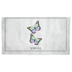 Rainbow Butterfly BlumenkissenCase Kissenbezug