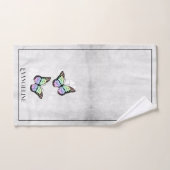 Rainbow Butterfly Blumenmatte Set (Handtuch)