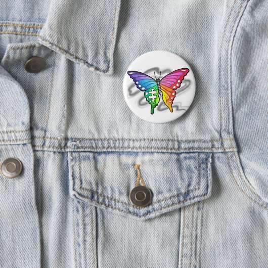 Rainbow Butterfly Button (Beispiel)