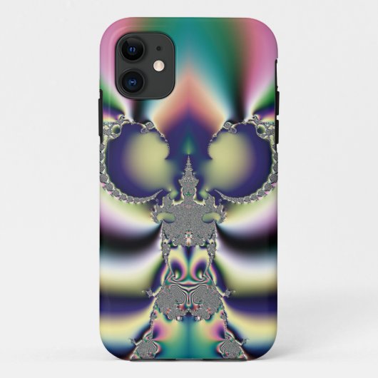 Rainbow Butterfly Case-Mate iPhone Hülle (Rückseite)