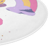 Rainbow Butterfly Cloud-Blume Schneidebrett (Ecke)