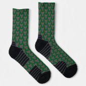 Rainbow Butterfly (dark green) - Athletic Socks Socken (Rechts)