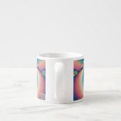 Rainbow Butterfly Espressotasse (Rückseite)