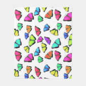Rainbow Butterfly Fleecedecke (Vorderseite)