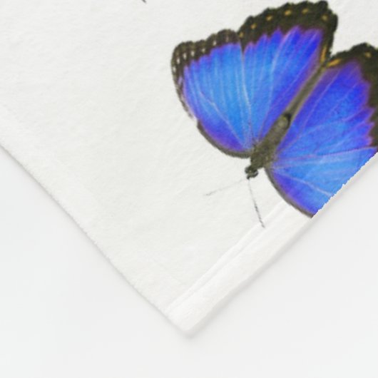 Rainbow Butterfly Fleecedecke (Ecke)