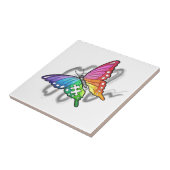 Rainbow Butterfly Fliese (Seite)