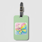 Rainbow Butterfly Gepäck Gepäckanhänger (Vorderseite Vertikal)