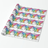 Rainbow Butterfly Geschenkpapier (Ungerollt)