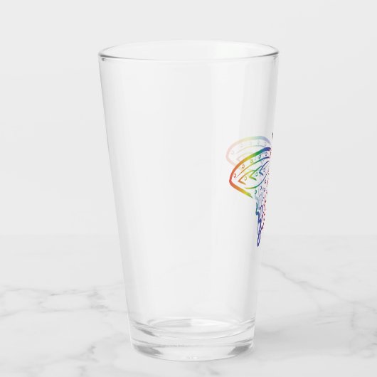 Rainbow Butterfly Glas (Rechts)