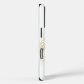 Rainbow Butterfly in a Golden Circle Case-Mate iPhone Hülle (Rückseite / Rechts)