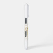 Rainbow Butterfly in a Golden Circle iPhone Hülle (Rechte Seite)