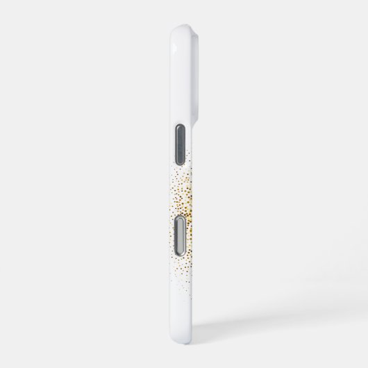 Rainbow Butterfly in a Golden Circle  iPhone Hülle (Rechte Seite)