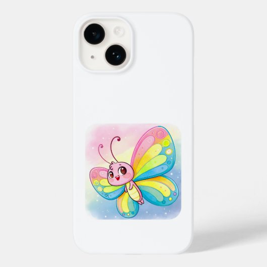 Rainbow Butterfly iPhone / iPad Gehäuse Case-Mate iPhone Hülle (Rückseite)