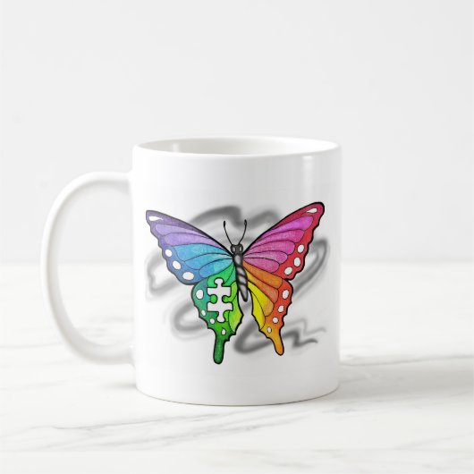 Rainbow Butterfly Kaffeetasse (Links)