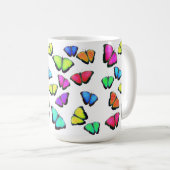 Rainbow Butterfly Kaffeetasse (VorderseiteRechts)