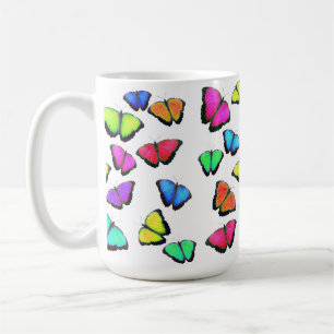 Rainbow Butterfly Kaffeetasse