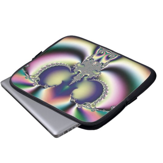 Rainbow Butterfly Laptopschutzhülle (Vorne Knopf)