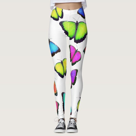 Rainbow Butterfly Leggings (Vorderseite)