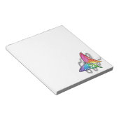 Rainbow Butterfly Notizblock (angewinkelt)
