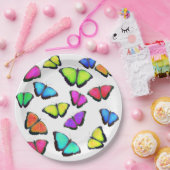 Rainbow Butterfly Pappteller (Party)